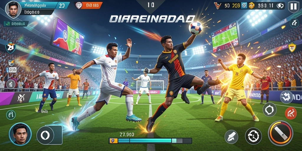 Tampilan permainan slot yang menarik dan berwarna.