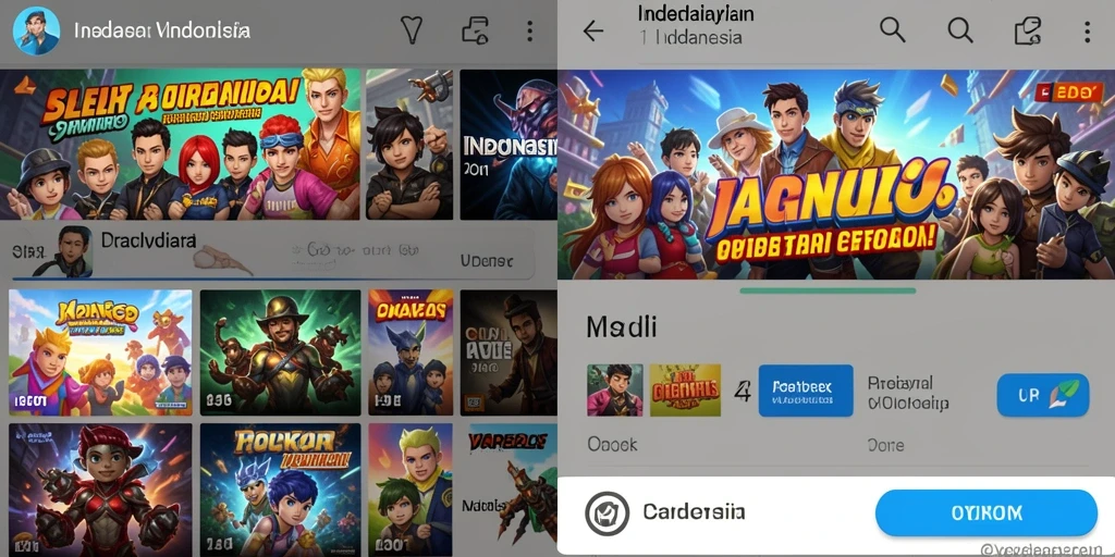 Tangkapan layar menunjukkan petualangan seru di level pertama.