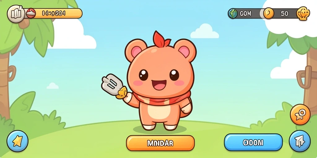 Screenshot dari mesin slot dengan tema fantasi.